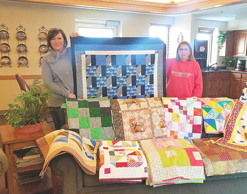 Chariton Piecemakers Quilt Guild deliver lap quilts